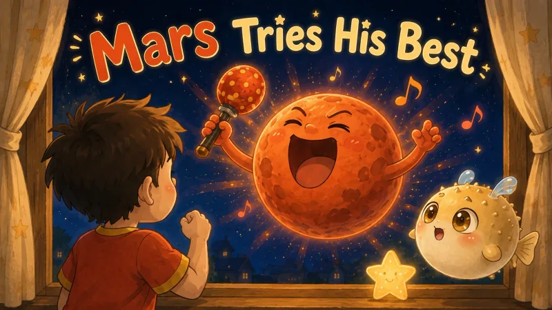 《火星全力以赴》绘本封面