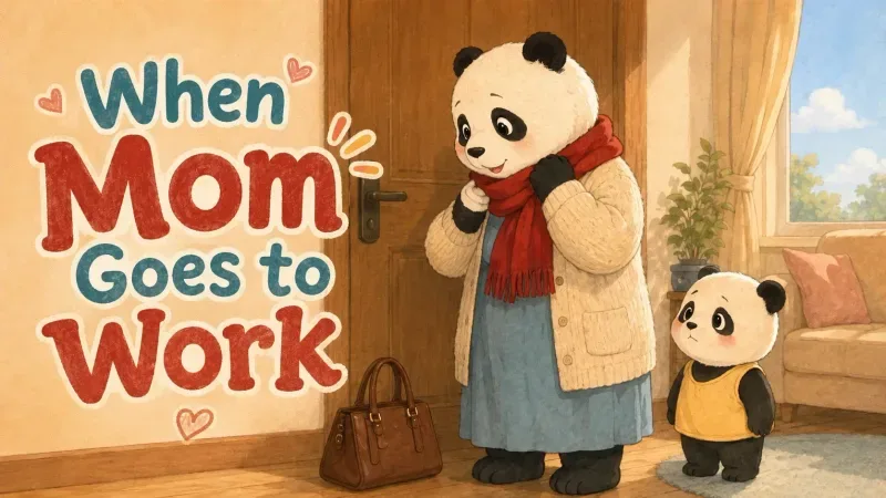 《妈妈去上班》绘本封面