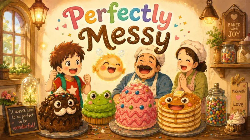 《乱得完美》绘本封面