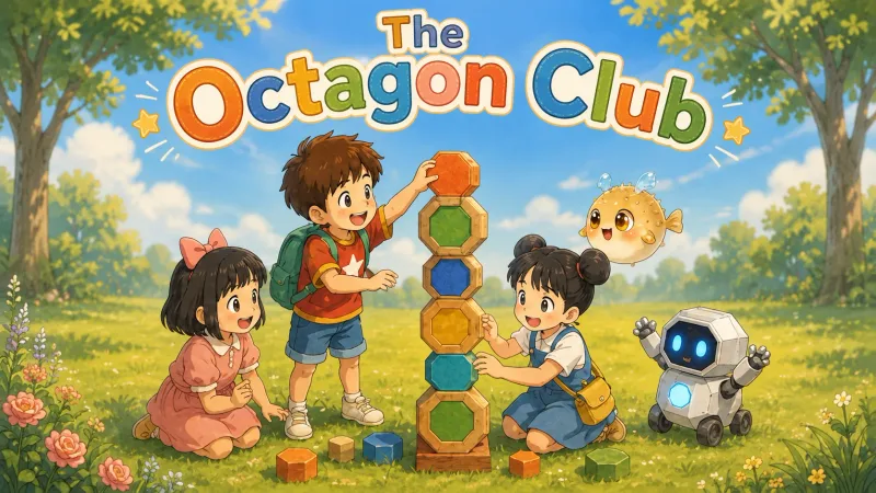 《八角俱乐部》绘本封面