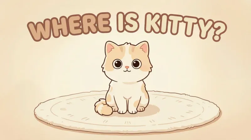 《小猫在哪里？》绘本封面