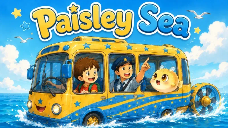《佩斯利海》绘本封面