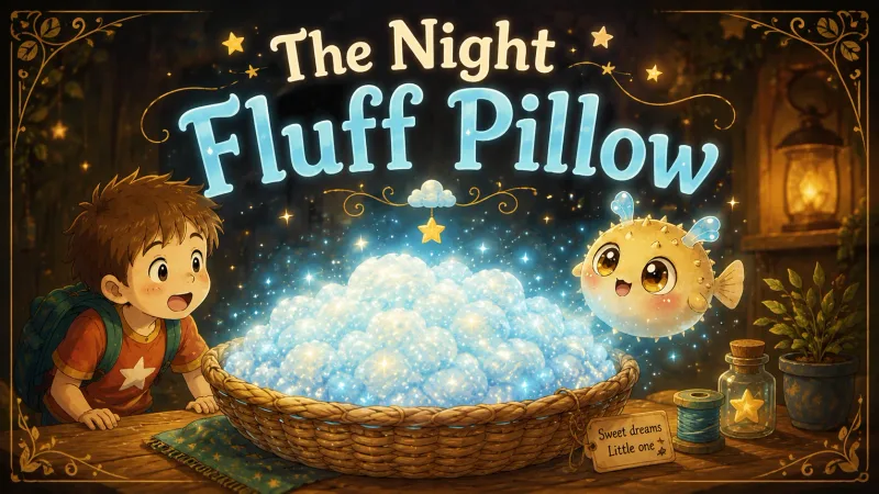 《夜绒枕》绘本封面