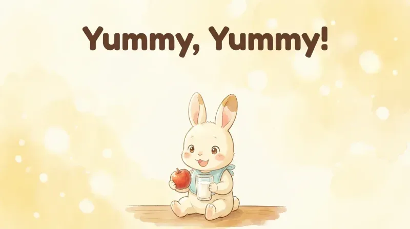 《好吃，好吃！》绘本封面