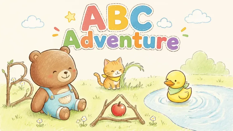 《ABC大冒险》绘本封面