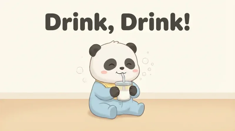 《喝吧，喝吧！》绘本封面