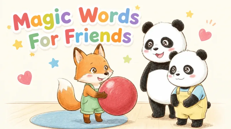 《交友魔法语》绘本封面